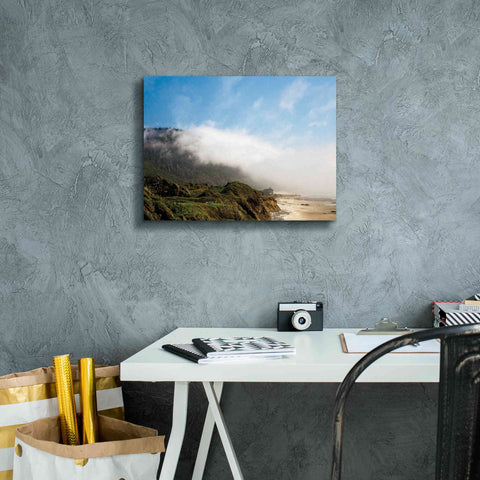 Image of 'Coastal Fog' by Debra Van Swearingen, Canvas Wall Art,16 x 12