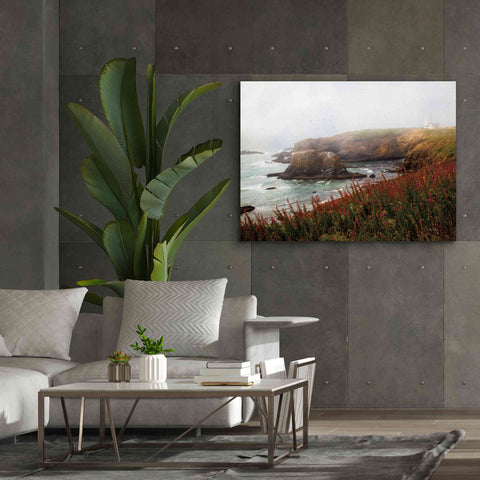 Image of 'Lighthouse Fog' by Debra Van Swearingen, Canvas Wall Art,54 x 40