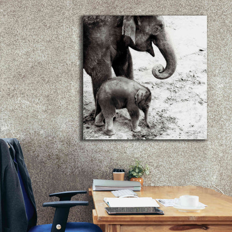 Image of 'Mother and Daughter' by Debra Van Swearingen, Canvas Wall Art,37 x 37