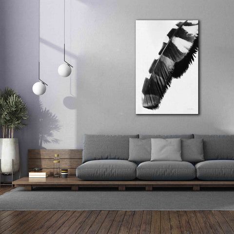 Image of 'Feather Shadow II White' by Debra Van Swearingen, Canvas Wall Art,40 x 60