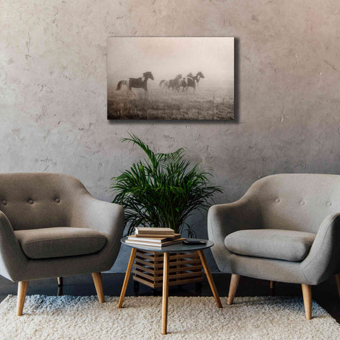 Image of 'Painted Horses on the Run' by Debra Van Swearingen, Canvas Wall Art,40 x 26