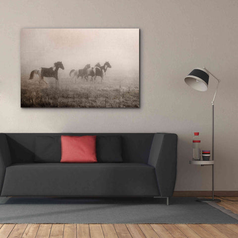 Image of 'Painted Horses on the Run' by Debra Van Swearingen, Canvas Wall Art,60 x 40