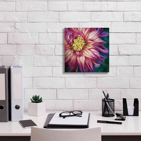 Image of 'Dahlia I' by Debra Van Swearingen, Canvas Wall Art,12 x 12