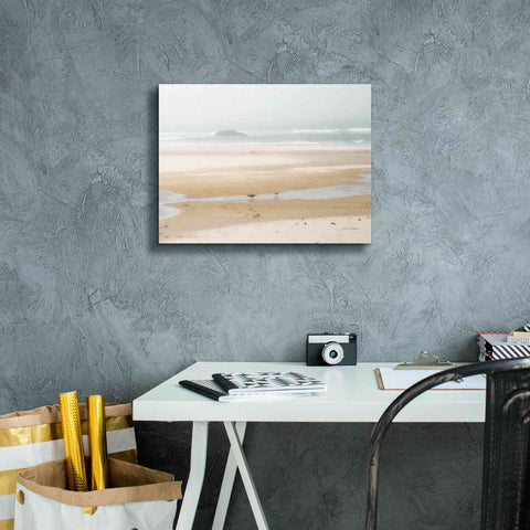 Image of 'Cold Beach I' by Debra Van Swearingen, Canvas Wall Art,16 x 12