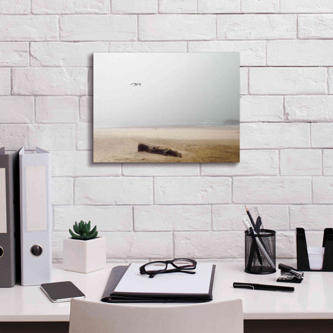 Image of 'Cold Beach III' by Debra Van Swearingen, Canvas Wall Art,16 x 12