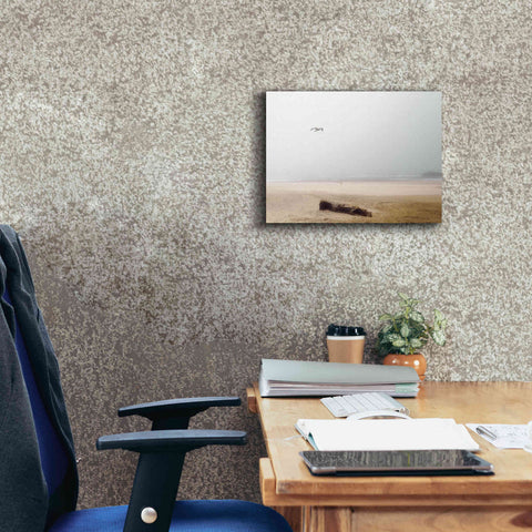 Image of 'Cold Beach III' by Debra Van Swearingen, Canvas Wall Art,16 x 12