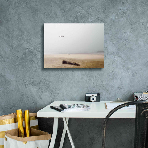 Image of 'Cold Beach III' by Debra Van Swearingen, Canvas Wall Art,16 x 12