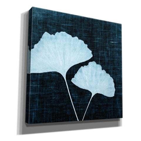 Image of 'Leaves on Linen I' by Debra Van Swearingen, Canvas Wall Art,12x12x1.1x0,18x18x1.1x0,26x26x1.74x0,37x37x1.74x0