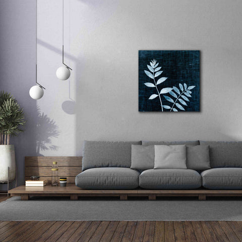 Image of 'Leaves on Linen II' by Debra Van Swearingen, Canvas Wall Art,37 x 37