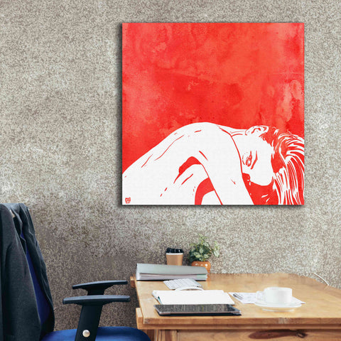 Image of 'August 1' by Giuseppe Cristiano, Canvas Wall Art,37 x 37