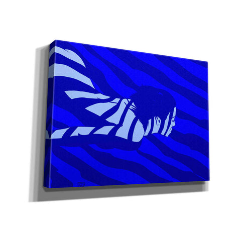 Image of 'Blue' by Giuseppe Cristiano, Canvas Wall Art