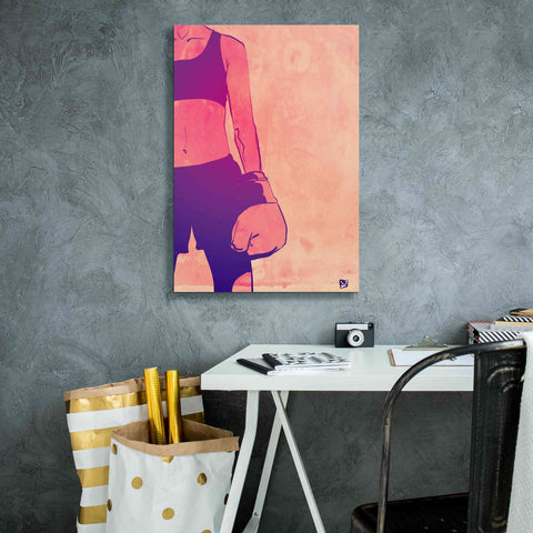Image of 'Boxing Club 3' by Giuseppe Cristiano, Canvas Wall Art,18 x 26