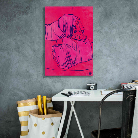 Image of 'Boxing Club 4' by Giuseppe Cristiano, Canvas Wall Art,18 x 26