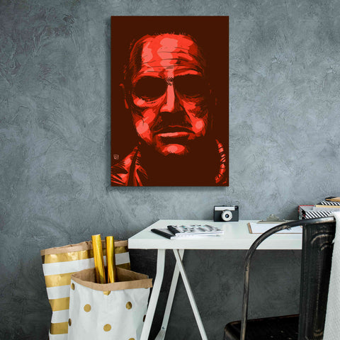 Image of 'Don Vito Corleone' by Giuseppe Cristiano, Canvas Wall Art,18 x 26