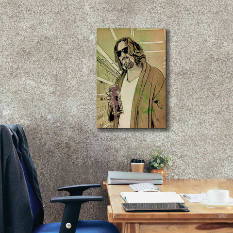 Image of 'Dude Lebowski' by Giuseppe Cristiano, Canvas Wall Art,18 x 26