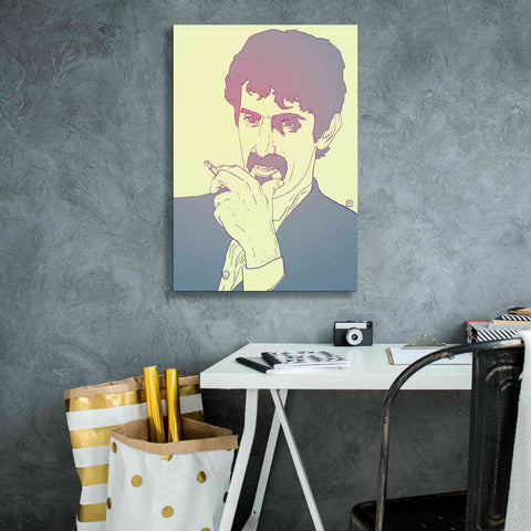 Image of 'Frank Zappa' by Giuseppe Cristiano, Canvas Wall Art,18 x 26