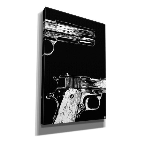 Image of 'Guns' by Giuseppe Cristiano, Canvas Wall Art