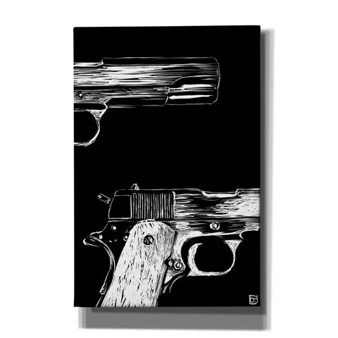 Image of 'Guns' by Giuseppe Cristiano, Canvas Wall Art