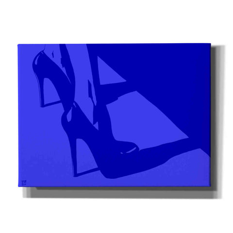 Image of 'Heels in blue' by Giuseppe Cristiano, Canvas Wall Art