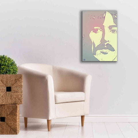 Image of 'George Harrison' by Giuseppe Cristiano, Canvas Wall Art,18 x 26