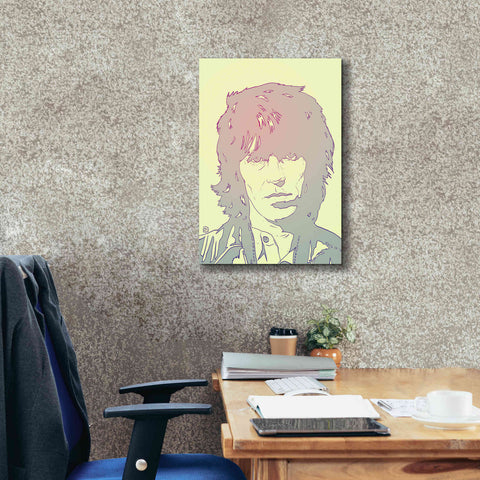 Image of 'Mick Jagger' by Giuseppe Cristiano, Canvas Wall Art,18 x 26