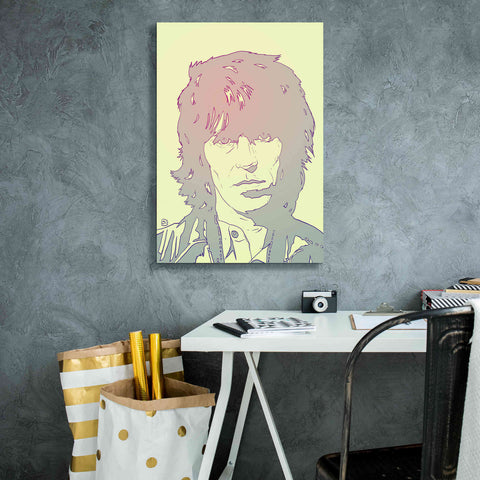Image of 'Mick Jagger' by Giuseppe Cristiano, Canvas Wall Art,18 x 26
