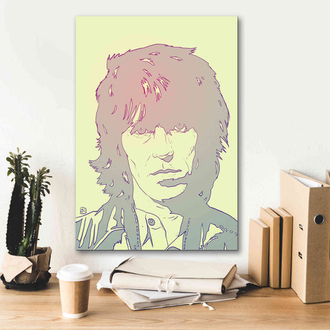 Image of 'Mick Jagger' by Giuseppe Cristiano, Canvas Wall Art,18 x 26