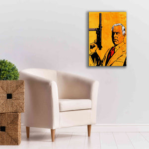 'Lee Marvin' by Giuseppe Cristiano, Canvas Wall Art,18 x 26