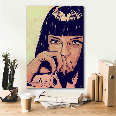 Image of 'Mia Wallace' by Giuseppe Cristiano, Canvas Wall Art,18 x 26