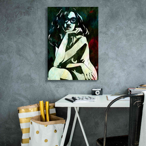 Image of 'Relaxed' by Giuseppe Cristiano, Canvas Wall Art,18 x 26