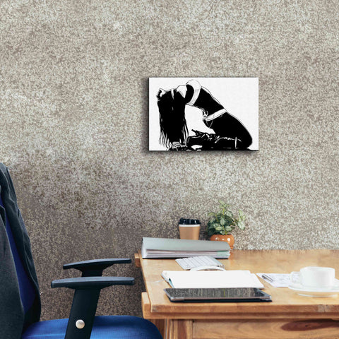 Image of 'Striking a Pose II' by Giuseppe Cristiano, Canvas Wall Art,18 x 12