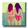 'Swimsuit Girlfriends' by Giuseppe Cristiano, Canvas Wall Art