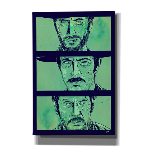 Image of 'The Good the Bad and the Ugly' by Giuseppe Cristiano, Canvas Wall Art