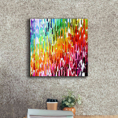 Image of 'Designer Stripes' by Shandra Smith, Canvas Wall Art,18 x 18