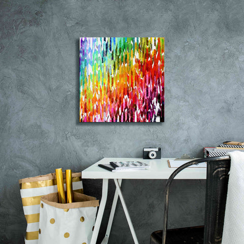 Image of 'Designer Stripes' by Shandra Smith, Canvas Wall Art,18 x 18