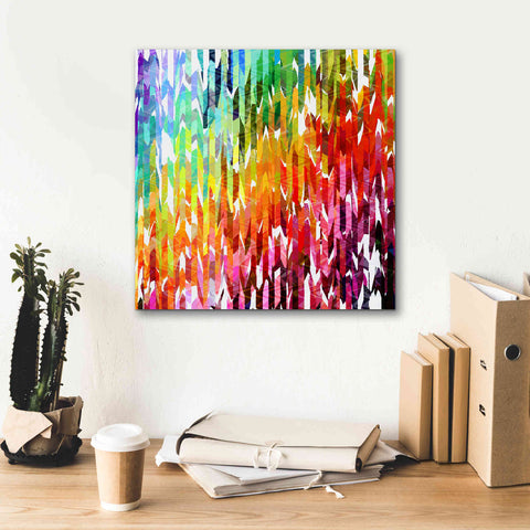 Image of 'Designer Stripes' by Shandra Smith, Canvas Wall Art,18 x 18