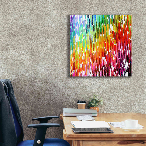 Image of 'Designer Stripes' by Shandra Smith, Canvas Wall Art,26 x 26