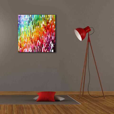 Image of 'Designer Stripes' by Shandra Smith, Canvas Wall Art,26 x 26