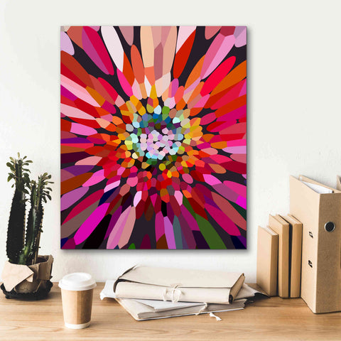 Image of 'Pink Flower' by Shandra Smith, Canvas Wall Art,20 x 24