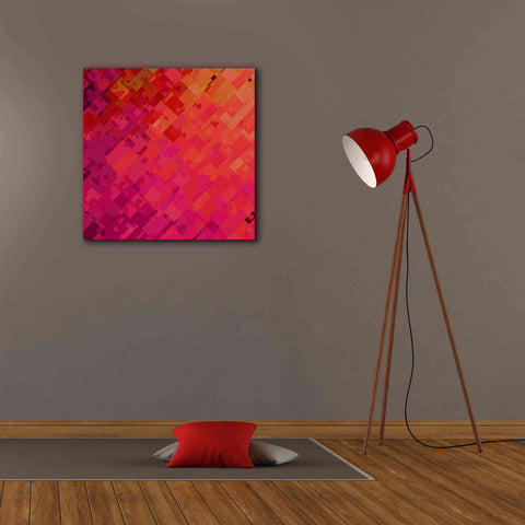 Image of 'Purple & Orange' by Shandra Smith, Canvas Wall Art,26 x 26