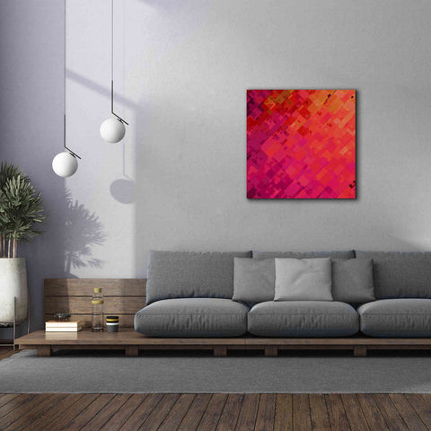 Image of 'Purple & Orange' by Shandra Smith, Canvas Wall Art,37 x 37