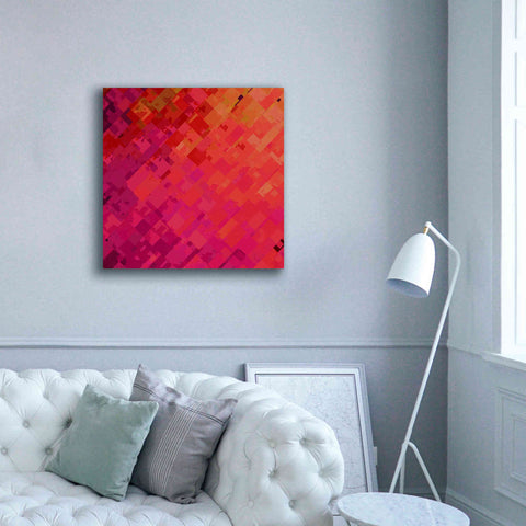 Image of 'Purple & Orange' by Shandra Smith, Canvas Wall Art,37 x 37