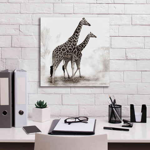 Image of 'Giraffe III' by Debra Van Swearingen, Canvas Wall Art,18 x 18