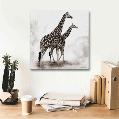Image of 'Giraffe III' by Debra Van Swearingen, Canvas Wall Art,18 x 18