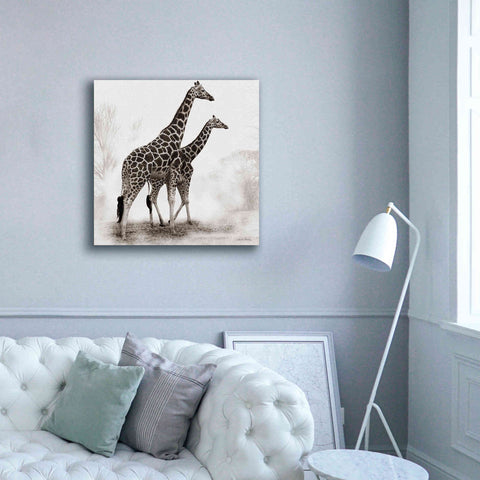 Image of 'Giraffe III' by Debra Van Swearingen, Canvas Wall Art,37 x 37