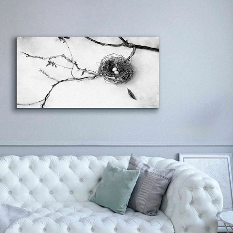 Image of 'Nest and Branch II' by Debra Van Swearingen, Canvas Wall Art,60 x 30