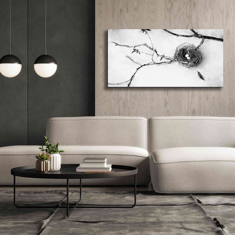 Image of 'Nest and Branch II' by Debra Van Swearingen, Canvas Wall Art,60 x 30