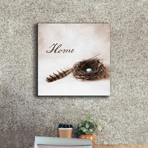 Image of 'Nestled IV - Home' by Debra Van Swearingen, Canvas Wall Art,18 x 18