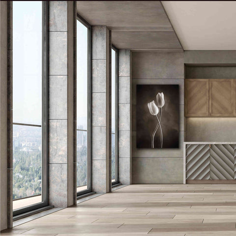 Image of 'Two Tone Tulips V' by Debra Van Swearingen, Canvas Wall Art,40 x 60