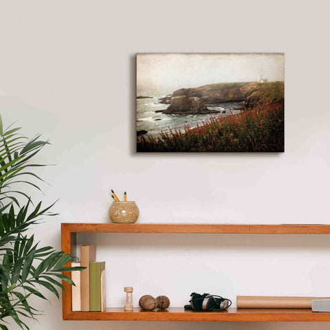 Image of 'Coastal Mist' by Debra Van Swearingen, Canvas Wall Art,18 x 12